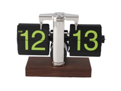 Baok - Reloj digital retro de 12 horas, funciona con pilas, fácil de leer, para dormitorio, oficina y sala de estudio.