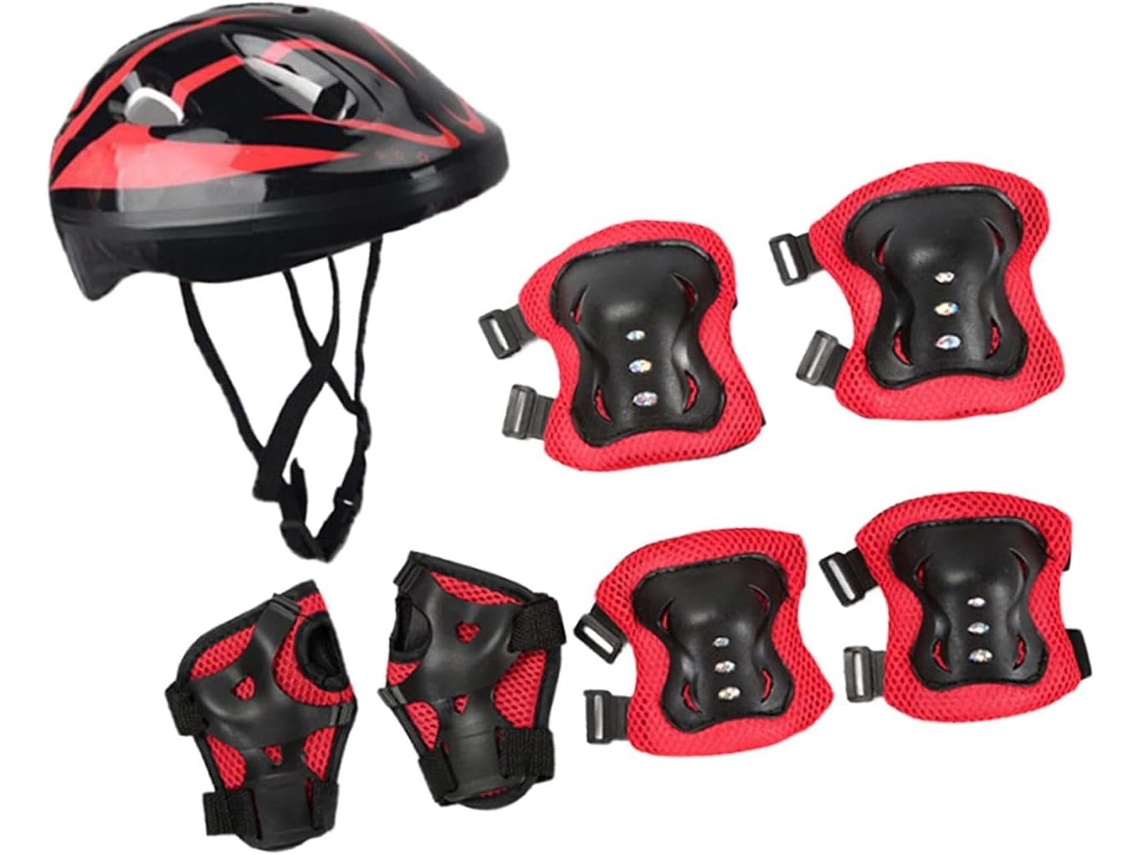 Cascos De Bicicleta Para Niños Harilla, Paquete 7, Casco Patinaje, Portátil Prueba Golpes Monopatín