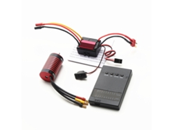 Mali motor Brushless Waterproof 2845 4400kv + Esc 35a + Cartão de Programação para Carros de Controle Remoto 1/10 1/12