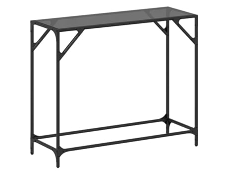 Mesa Consola VIDAXL Negro Acero