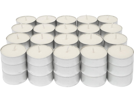 Velas de te Perfumadas Pack velas Velas de Té Calientaplatos Tealight 4,5 Horas de Duración Olor Coco Clase de eficiencia energética A COM-FORT HOU...
