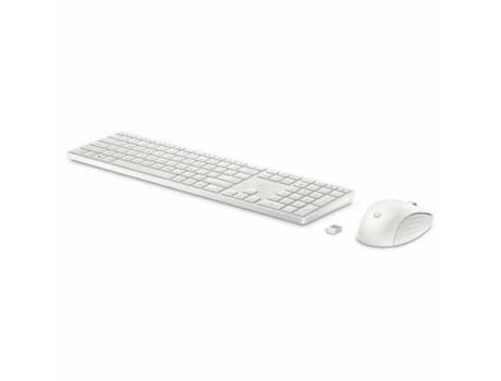 Teclado y Ratón Inalámbrico HP 650 (Blanco - RF - Qwerty Español)