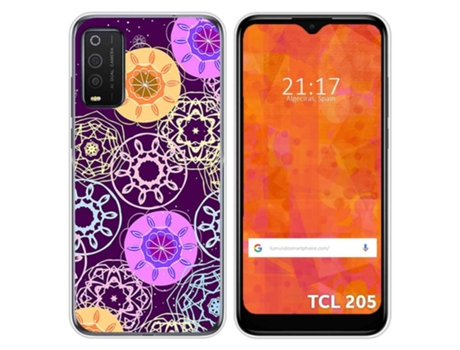Carcasa TCL 205 TUMUNDOSMARTPHONE Dibujos Multicolor