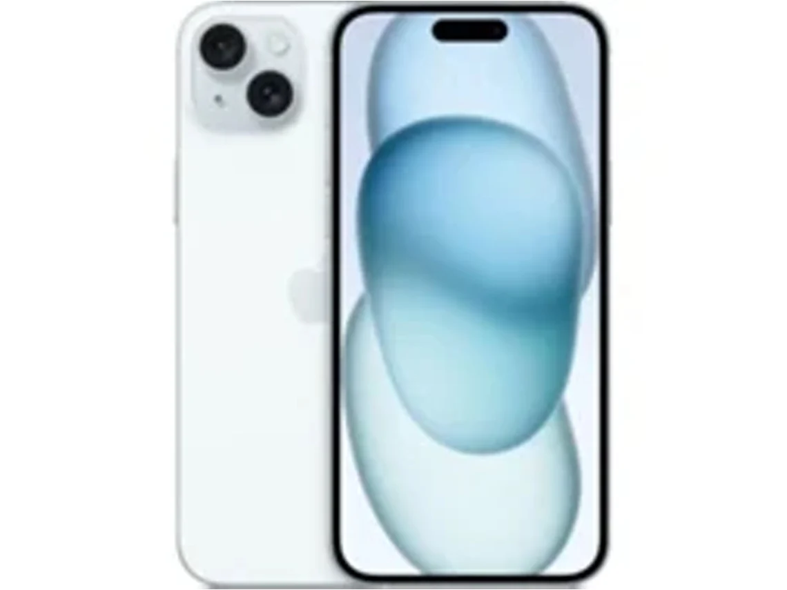 Teléfono inteligente Apple iPhone 15 de 128 GB, color azul (reacondicionado, como nuevo)