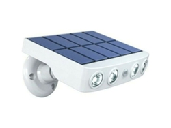 Lámparas solares exteriores ajustables, impermeables, con sensor de movimiento, encendido automático, resistencia IP65, resistentes a la nieve, la lluvia y las altas temperaturas.