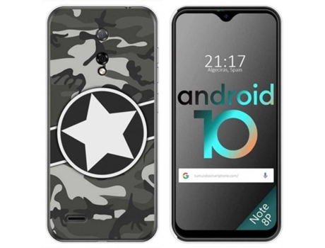 Carcasa Ulefone Armor Note 8P TUMUNDOSMARTPHONE Camuflaje 02 Multicolor