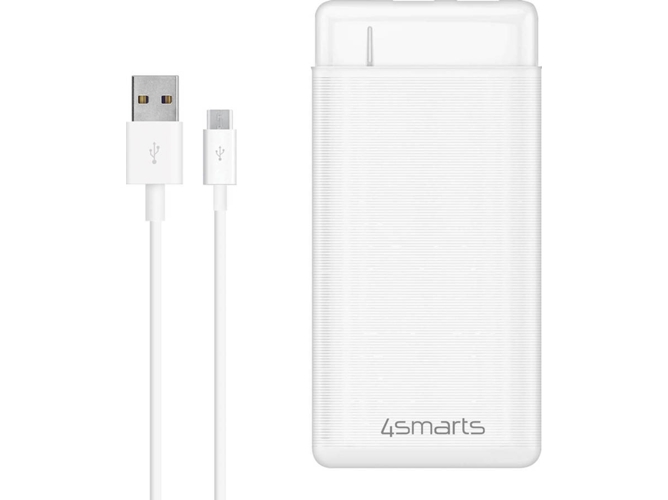 Powerbank 4SMARTS VoltHub Go2 (20000 mAh - 2xUSB - Blanco)