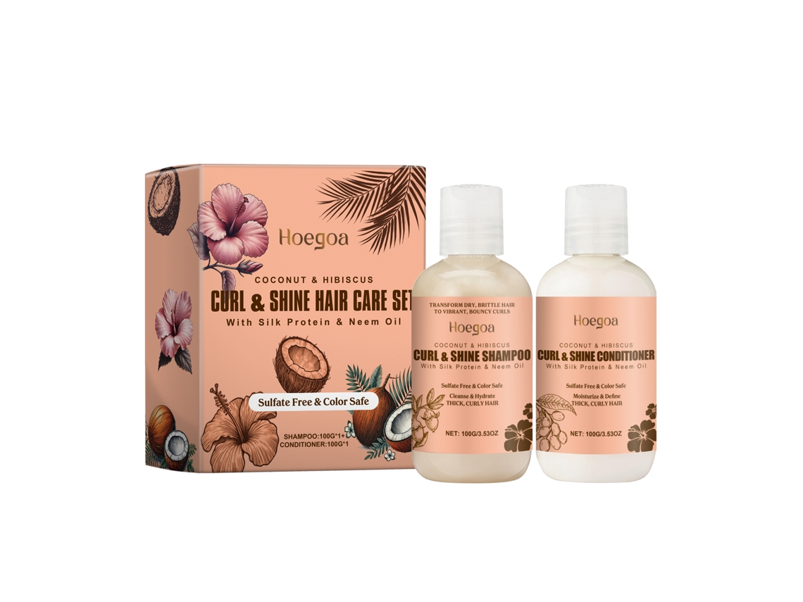 Kit nutritivo para el cuidado profundo del cabello con coco