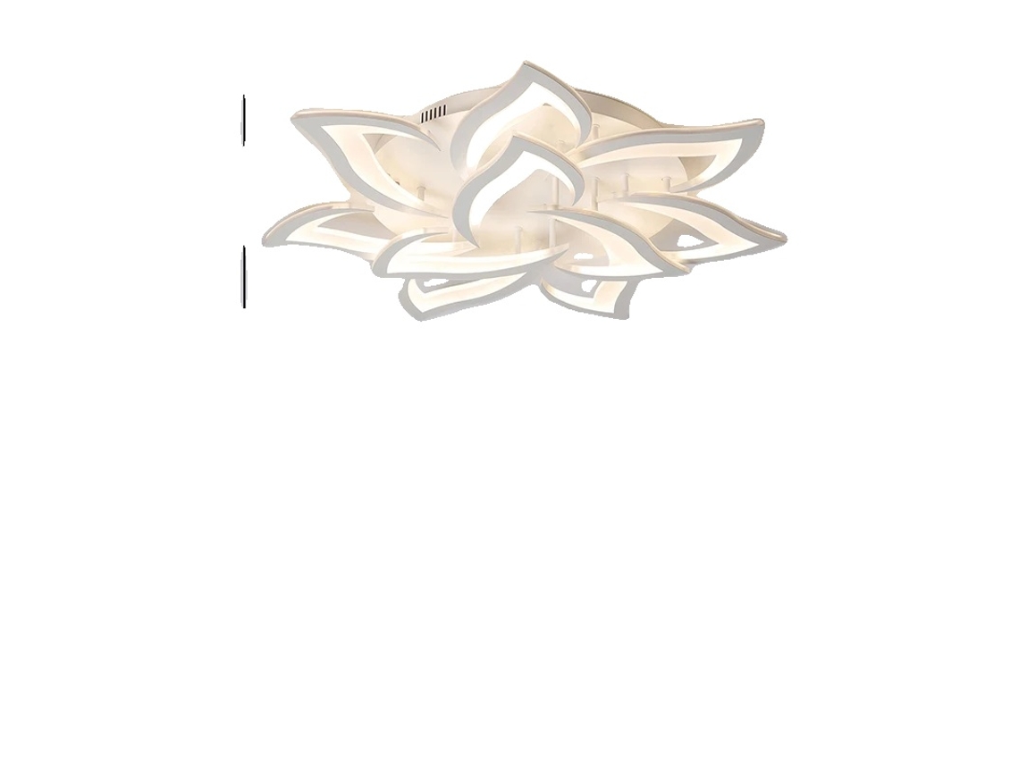 Lámpara de araña LED de diseño moderno, ideal para salón, 18 luces blancas, 10 luces blancas, aplicación con control remoto ajustable, OEM