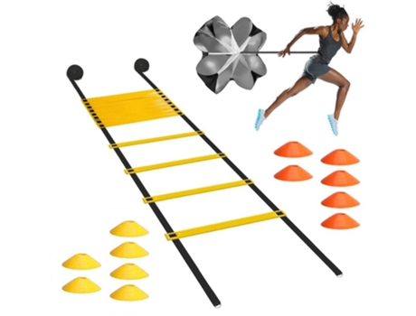 Set con Escalera de Entrenamiento y Conos