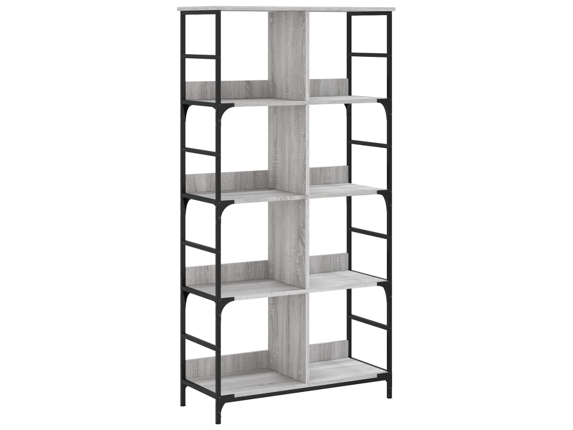 Maison Exclusive - Estantería De Madera De Ingeniería Gris Sonoma 78,5x33x153 Cm