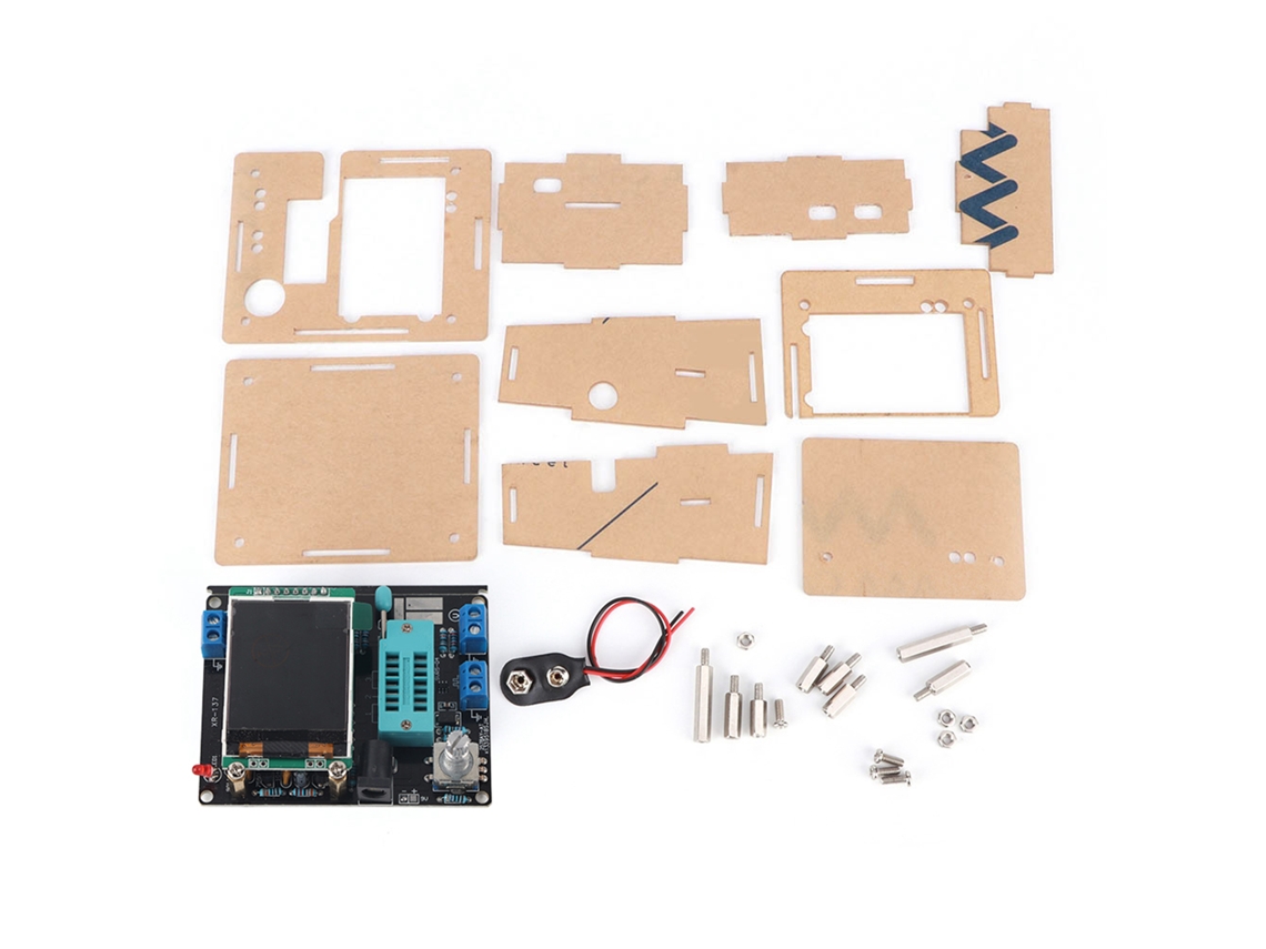 Veloriskku-xr-137 Tester De Transistores Medidor De Resistencia Inductancia Capacitancia Esr Com Estojo