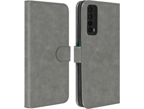 Funda Huawei P smart 2021 AVIZAR Libro Billetera Gris