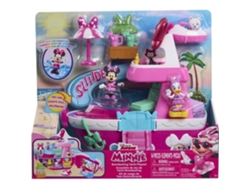 Yate interactivo de Minnie Mouse de Disney con 14 accesorios, atuendos intercambiables y piscina.