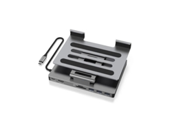 Adaptador USB C compatible con concentrador de iPad Pro para iPad Pro M4 M2 M1 13 12 9 11 pulgadas Estación de acoplamiento plegable para iPad Air 4k 60Hz HDMI Carr Yizhood