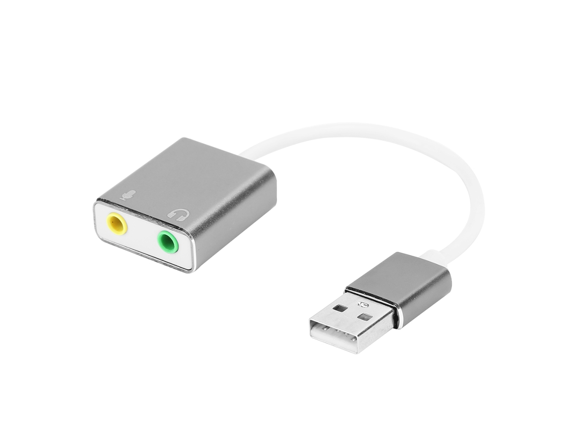 Tarjeta De Sonido Externa Usb Adaptador De Audio Estéreo 7.1 Para Computadoras
