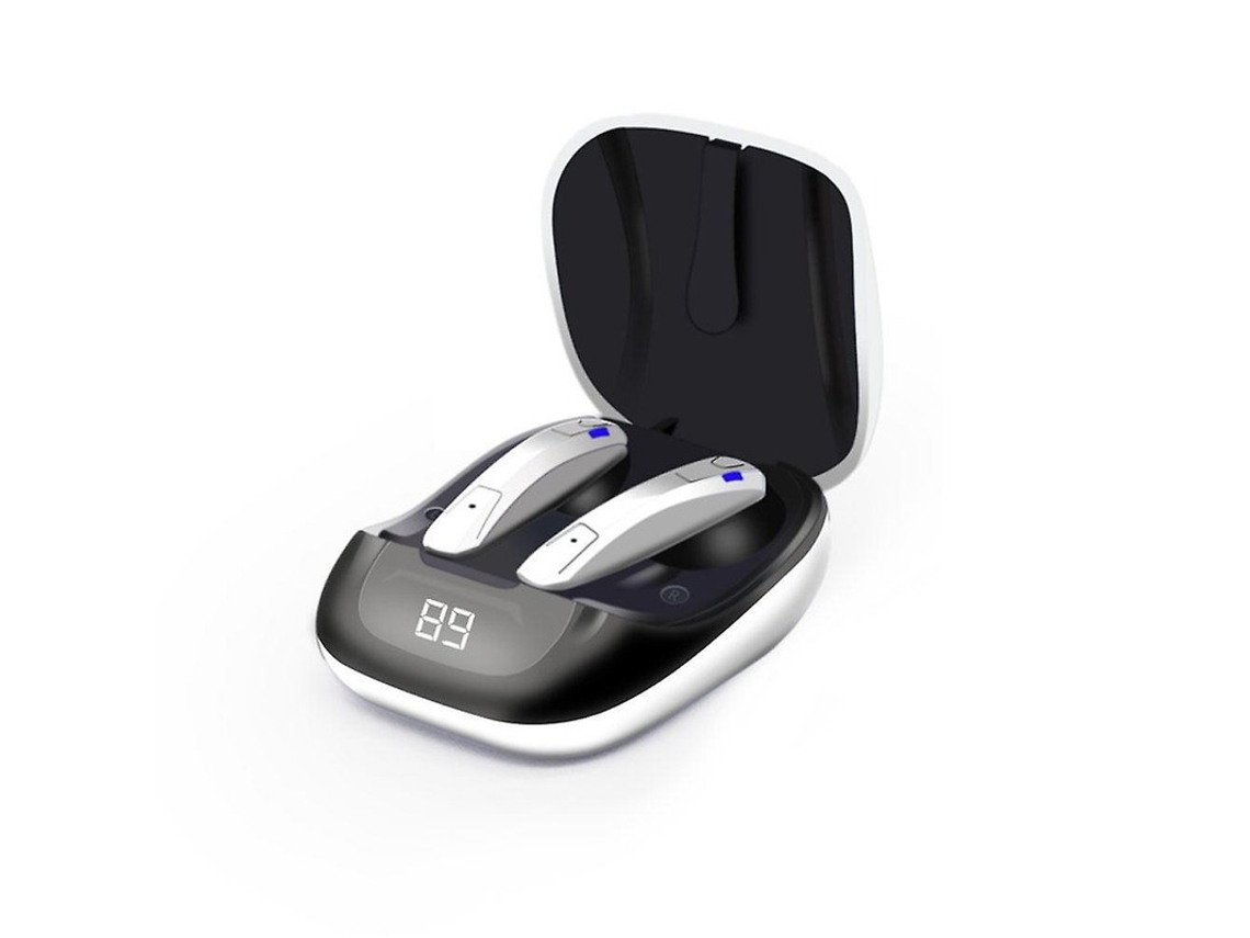YEMAESRE Auriculares Bluetooth LED con sonido Tws no recargables a prueba de agua con cancelación de ruido blanco