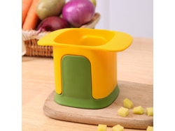 (amarillo) Cortador De Verduras Multifuncional, Se Puede Utilizar Para Cortar Cebollas Y Papas Fritas.