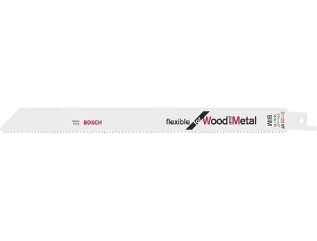 Hoja de Sierra Sable BOSCH S 1122 Vf Flexible para Madera y Metal