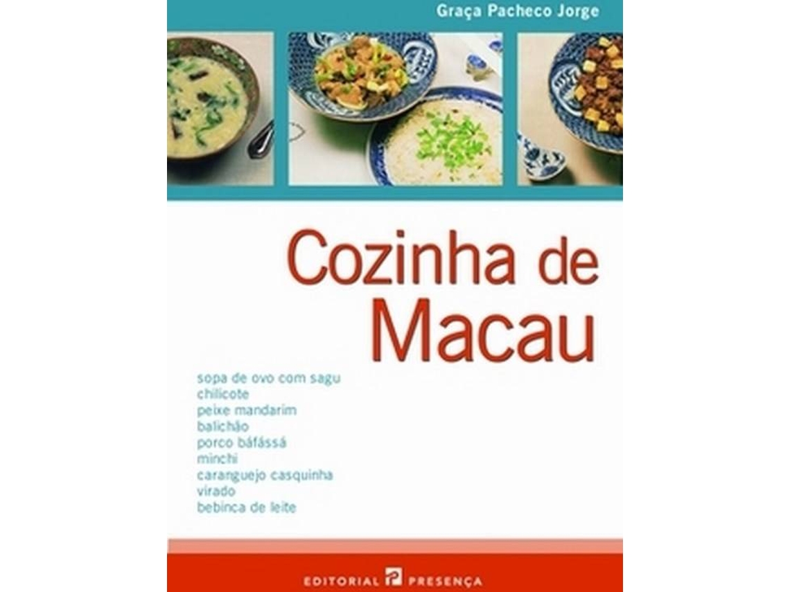 Libro Cozinha de Macau de Graça Pacheco Jorge (Portugués)