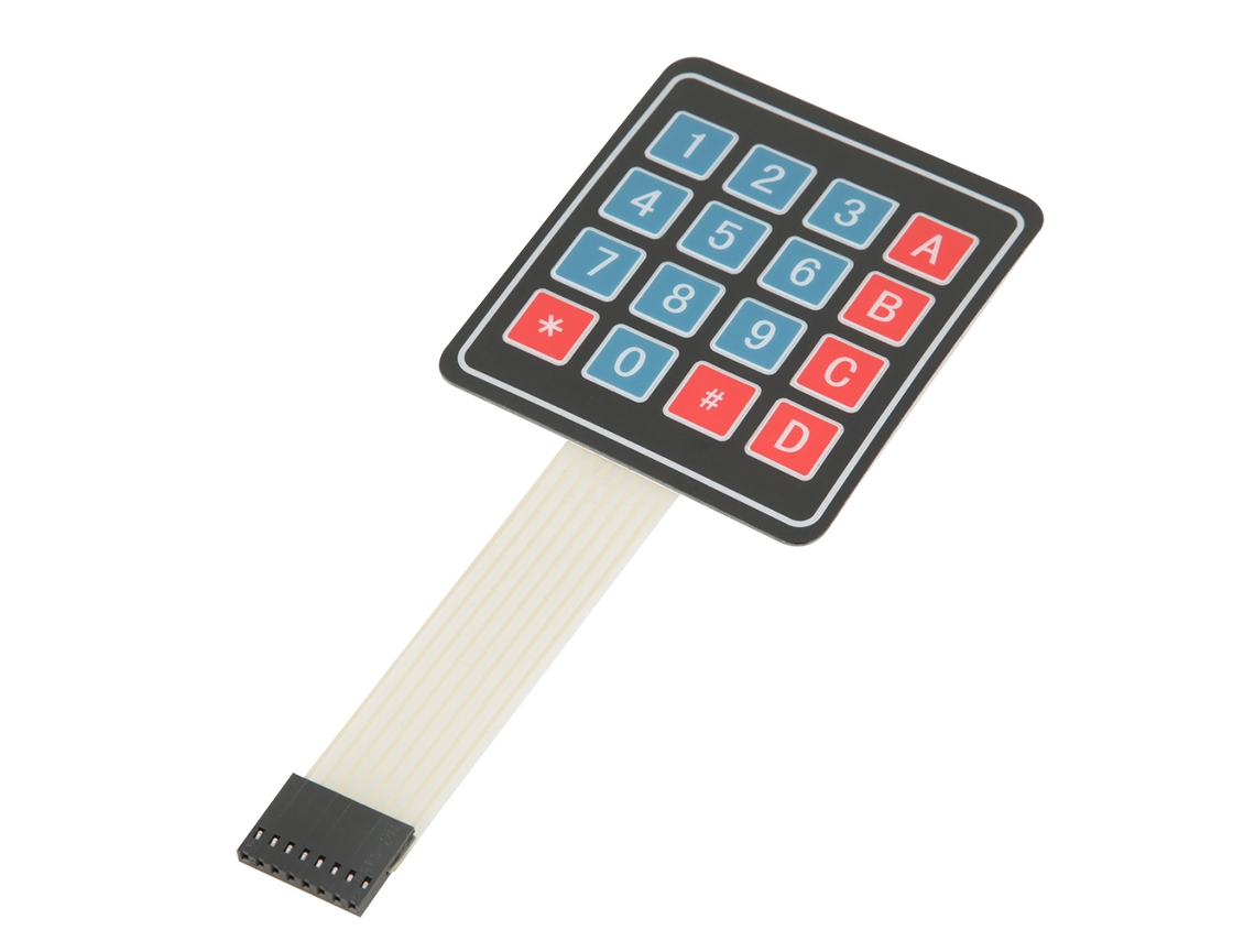 Teclado De Membrana De 16 Teclas, Paneles De Control Scm 4x4, Conectores Hembra