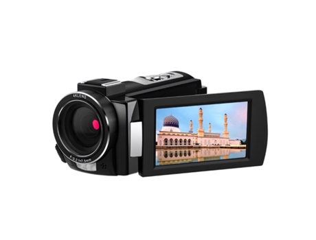Máquina Fotográfica 4K Full Hd Hd Dv Night Vision Wifi Mic Negro