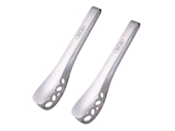Pinzas para servir alimentos, diseño ergonómico, de acero inoxidable, resistentes al calor, para cocinar en la cocina.