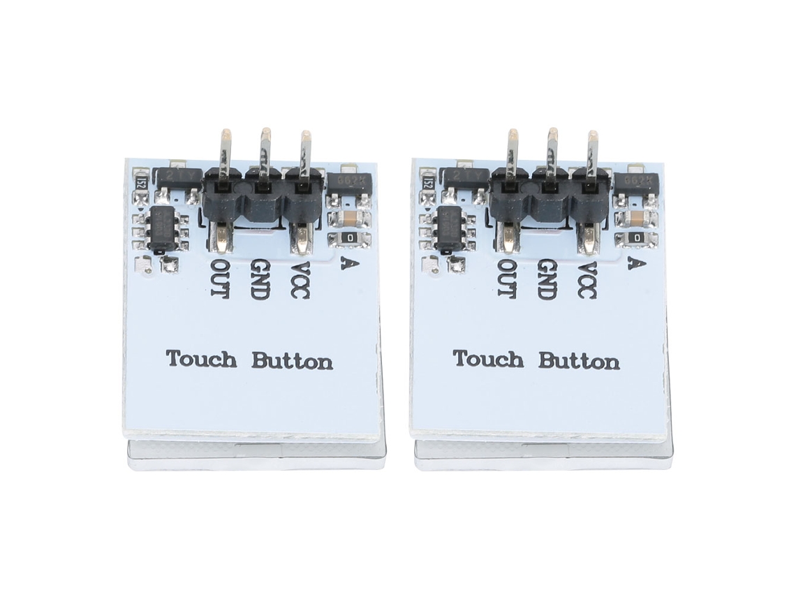 Yncm2026-2pcs Módulo De Botón De Interrupción Táctil Capacitivo Anti-interferencia Httm 2.7v-6v (azul)
