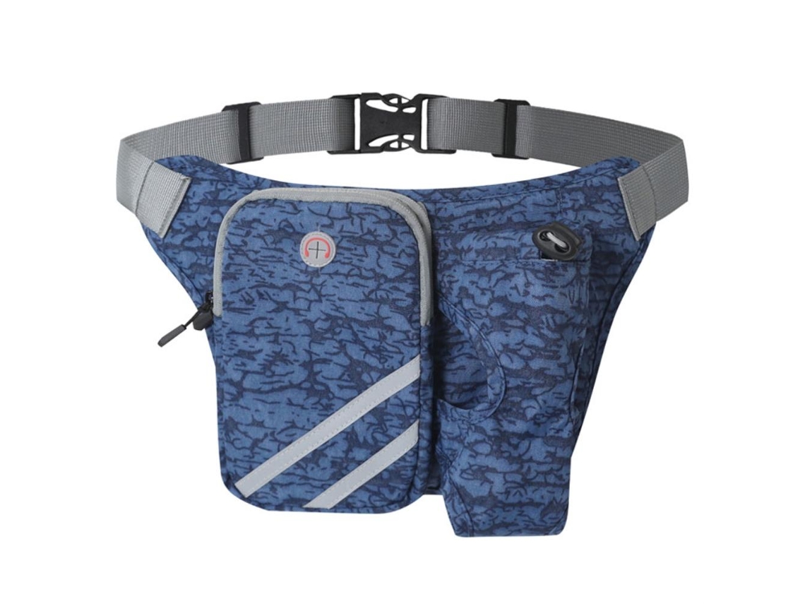 Cinturón Para Correr Con Portabotellas Y Funda Impermeable Para Teléfono Móvil Para Correr, Hacer Senderismo Y Fitness.