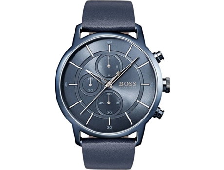 Reloj HUGO BOSS Hombre (Piel - Azul)