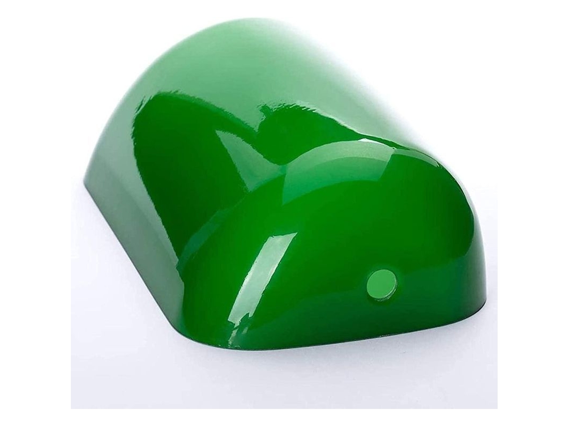 Lámpara De Mesa Con Abertura De Cristal, Multicolor, Verde