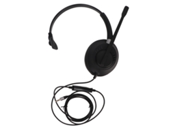 Auriculares Mono Para Negocios Con Cancelación De Ruido (ecn) De 3,5 Mm Y Micrófono Para Centros De Llamadas Y Uso Doméstico.