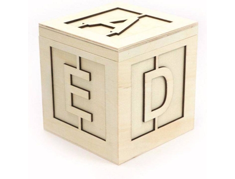Caja GRAINE CRÉATIVE cuadrada - Alfabeto