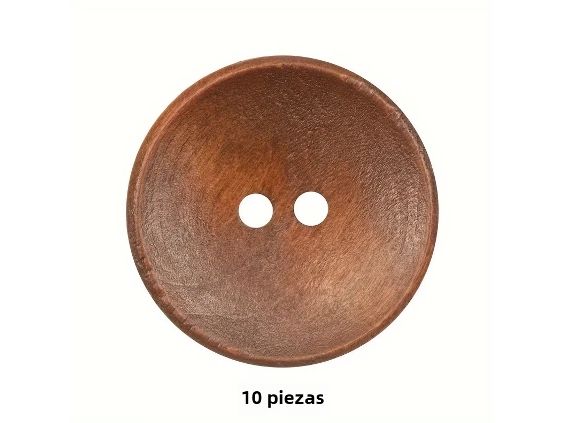 (20 18 Mm) Botones De Madera Vintage, Adecuados Para Abrigos, Gabardinas Y Cárdigans, Textura De Cachemira De Doble Cara.