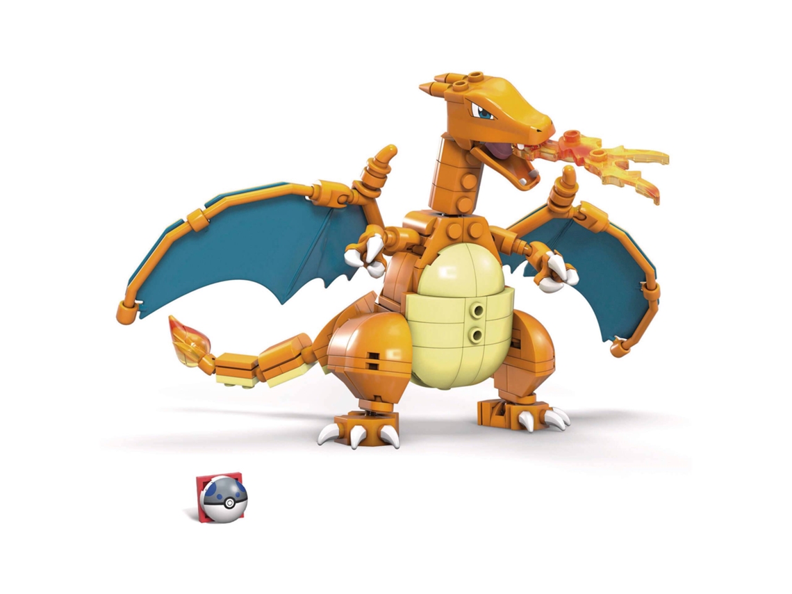 Figura de Acción MATTEL GWY77 Construx Pokémon Charizard (Edad Minima: 8 años - 20.5x15.9x11.51 cm)