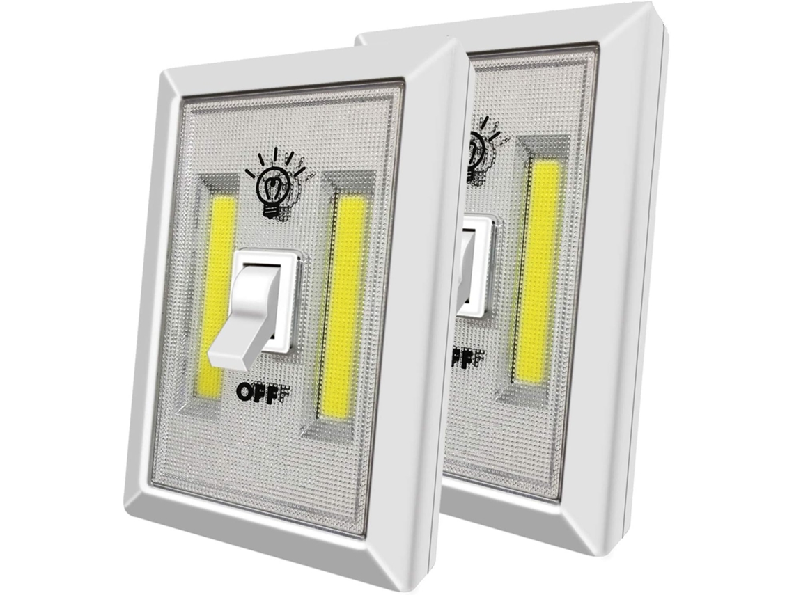 Lámpara Led A Pilas Cob 3w 200lm 2 Unidades Multi4you