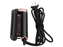 Placa De Liso E Cachos De Cabelo Dobrável 2 Em 1 Escova Elétrica Com 4 Níveis De Temperatura Cinza Plug Us 110-240v