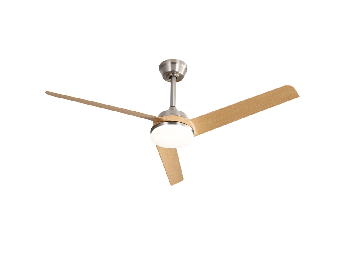 Ventilador De Techo 132 Cm Led 22w Con 3 Aspas Abs Y Mando