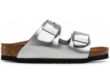 Chanclas BIRKENSTOCK Arizona Kids BF Niños (39 - Plateado)
