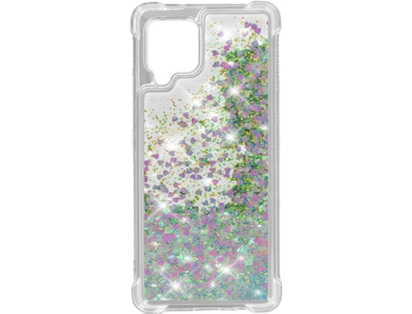 Funda Samsung Galaxy A42 5G AVIZAR TPBUMP-GLIT-WH-A426F Blanco