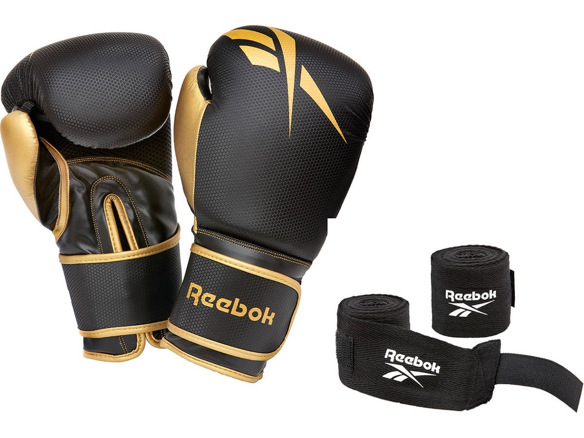 Guantes de Boxeo y Wrap Set REEBOK 12Oz