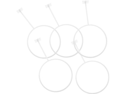 Soporte de pared multifuncional de 5 piezas para baloncesto, fútbol y voleibol - Hierro resistente para almacenamiento y exhibición - Slowmoose