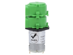 Bomba peristáltica de doble cabezal para acuarios, dosificación de agua, mangueras de silicona de 2x4 mm, 12 V CC, circulación.