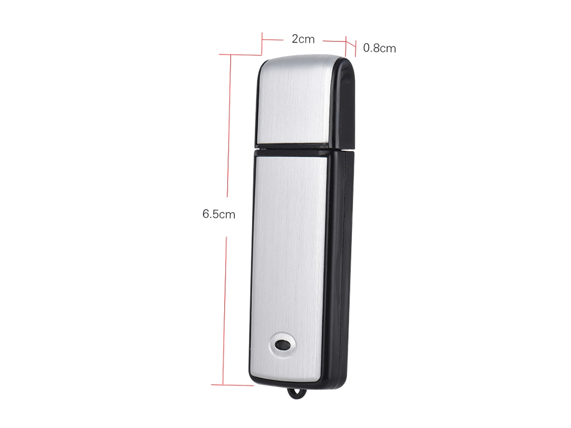 Memoria Usb De 8 Gb Con Grabadora De Voz Digital, Recargable, Con Una Duración De Batería De 18 Horas, Ideal Para La Escuela O La Oficina.
