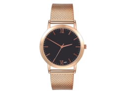 Reloj casual de silicona estilo oro rosa para mujer, regalo para parejas Cuarzo