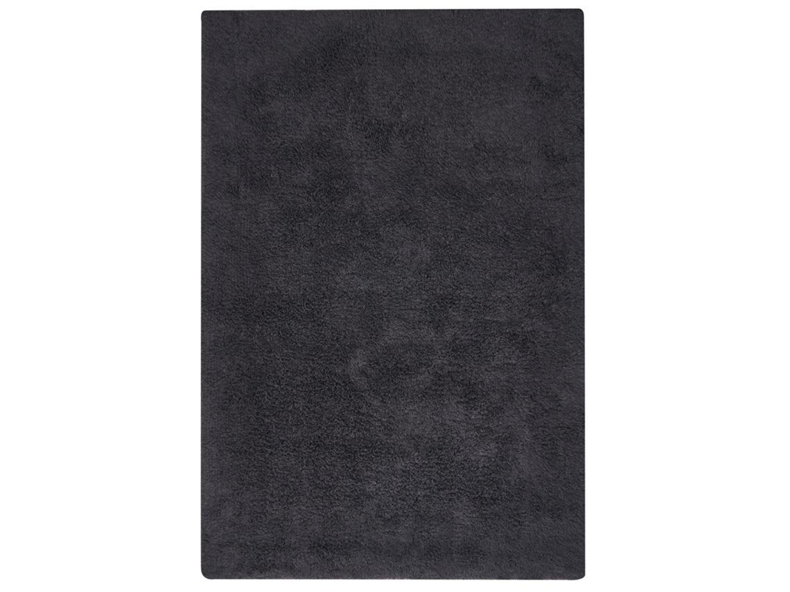 Tapete Casa De Banho Goela Preto 60 X 90 Cm Algodão