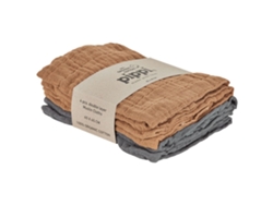 Musselina Organic Cloth 4 Pack 65 X 65 Cm Castanhopippi