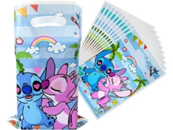 Pack 30 bolsas recuerdo fiesta Lilo y Stitch. Decoración cumpleaños Stitch. Bolsitas dulces.