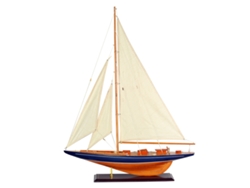 ORIGEN Home Decor Barco Velero Vehiculos | Modelismo de Barcos Blanco - 97x75x14cm BY SIGRIS