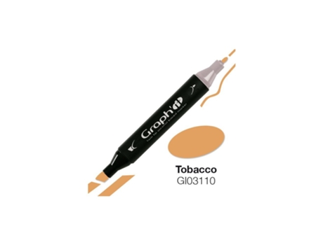 Marcador GRAPH'IT de doble punta- Tabaco